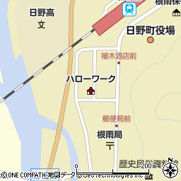 鳥取県日野郡日野町根雨349-1周辺の地図