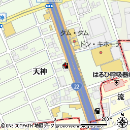 ａｐｏｌｌｏｓｔａｔｉｏｎ２２号名岐新西春ＳＳ周辺の地図