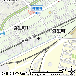 ライト工業株式会社　春日井寮周辺の地図