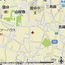 愛知県稲沢市矢合町秋葉屋敷3527周辺の地図