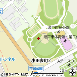 愛知県瀬戸市小田妻町周辺の地図