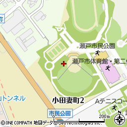 愛知県瀬戸市小田妻町周辺の地図