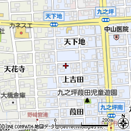 愛知県北名古屋市九之坪上吉田59周辺の地図