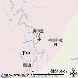 愛知県豊田市下中町宮ノ前周辺の地図