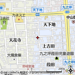 愛知県北名古屋市九之坪上吉田2-2周辺の地図