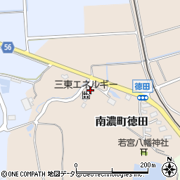 岐阜県海津市南濃町徳田406周辺の地図