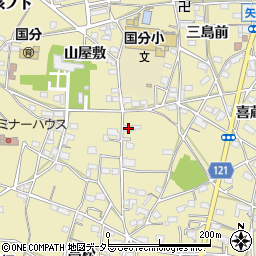 愛知県稲沢市矢合町秋葉屋敷3529周辺の地図