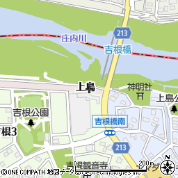愛知県名古屋市守山区吉根上島周辺の地図
