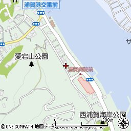 神奈川県横須賀市西浦賀1丁目13-11周辺の地図