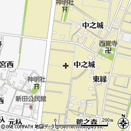 愛知県稲沢市祖父江町西鵜之本（宮前）周辺の地図