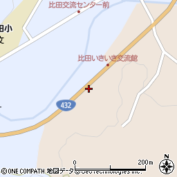 国道４３２号線周辺の地図