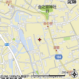 静岡県富士宮市淀師564周辺の地図