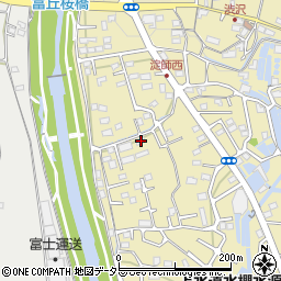 静岡県富士宮市淀師454周辺の地図