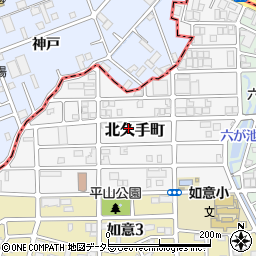 〒462-0001 愛知県名古屋市北区北久手町の地図