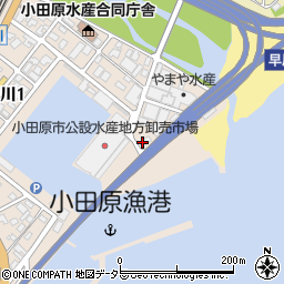 小田原早川漁村 漁師の浜焼 あぶりや周辺の地図
