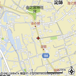 静岡県富士宮市淀師572周辺の地図