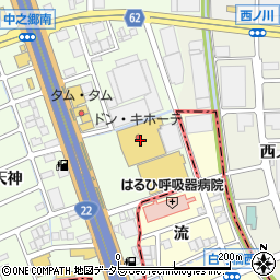 楽市街道名古屋店周辺の地図