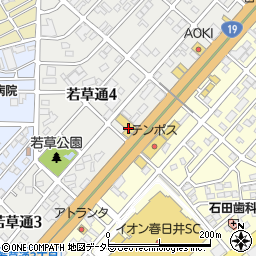 ＨｏｎｄａＣａｒｓ愛知春日井中央店周辺の地図