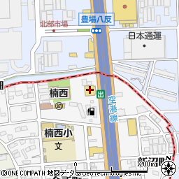 びっくりドンキー豊山店周辺の地図