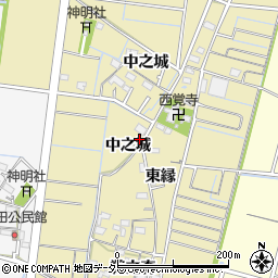 愛知県稲沢市祖父江町西鵜之本周辺の地図