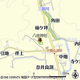 愛知県豊田市三箇町森前15周辺の地図