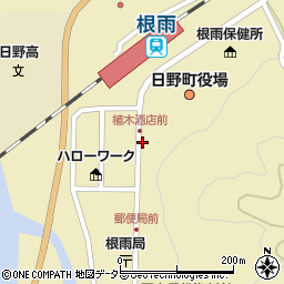鳥取県日野郡日野町根雨216周辺の地図