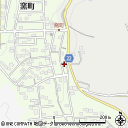 愛知県瀬戸市窯町548-4周辺の地図
