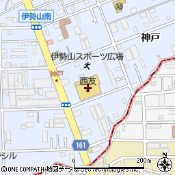 西友豊山店周辺の地図