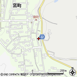 愛知県瀬戸市窯町548-5周辺の地図