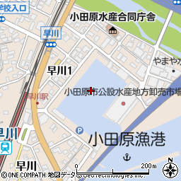 【推しスポ】小田原漁港周辺の地図