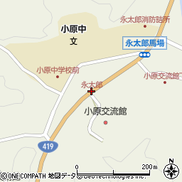 永太郎周辺の地図