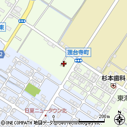 セブンイレブン彦根蓮台寺店周辺の地図