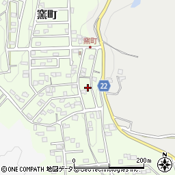 愛知県瀬戸市窯町548-34周辺の地図