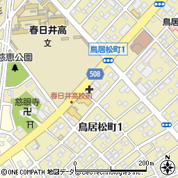 京セラソーラー　ＦＣ春日井周辺の地図