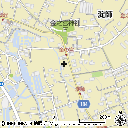静岡県富士宮市淀師570周辺の地図