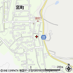 愛知県瀬戸市窯町548-33周辺の地図