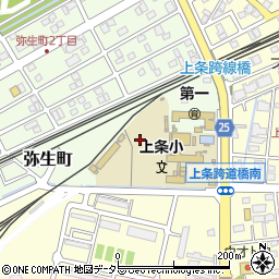 愛知県春日井市弥生町周辺の地図