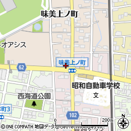 愛知県春日井市味美西本町2260周辺の地図