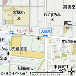 モスバーガー稲沢アクロスプラザ店周辺の地図
