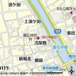 蓮花寺公会堂周辺の地図