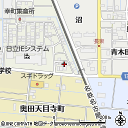 愛知県稲沢市幸町108周辺の地図