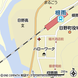 日野町役場　日野町防災センター周辺の地図