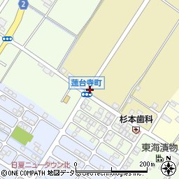 蓮台寺町周辺の地図