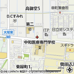 愛知県稲沢市幸町124周辺の地図