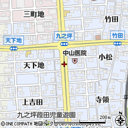 愛知県北名古屋市九之坪小松方周辺の地図