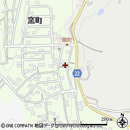 愛知県瀬戸市窯町548周辺の地図