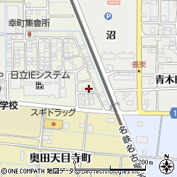 愛知県稲沢市幸町98周辺の地図