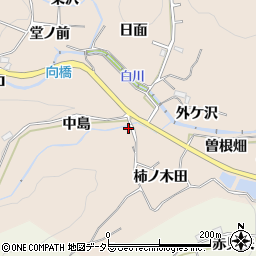 愛知県豊田市西市野々町中島周辺の地図