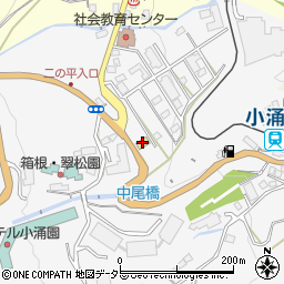セブンイレブン箱根小涌谷店周辺の地図