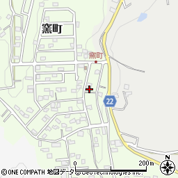 愛知県瀬戸市窯町548-29周辺の地図